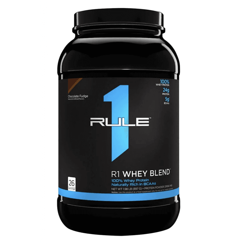 Rule1 Whey Blend Chocolate Fudge 910 gram