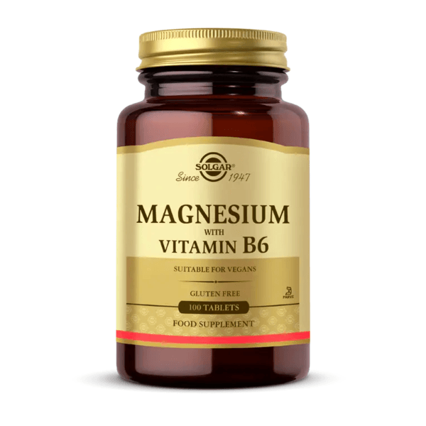Solgar Magnesium with Vitamin B6 100 Tablet