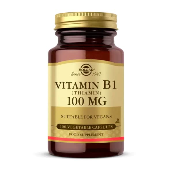 Solgar Vitamin B1 (Thiamin) 100 Mg 100 Kapsül