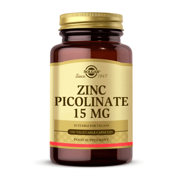 Solgar Zinc Picolinate 15 mg 100 Kapsül