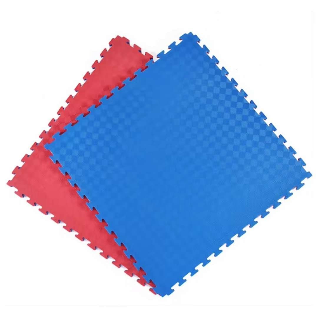 Tatami Minderi 100x100 cm 26 mm KIRMIZI - MAVİ
