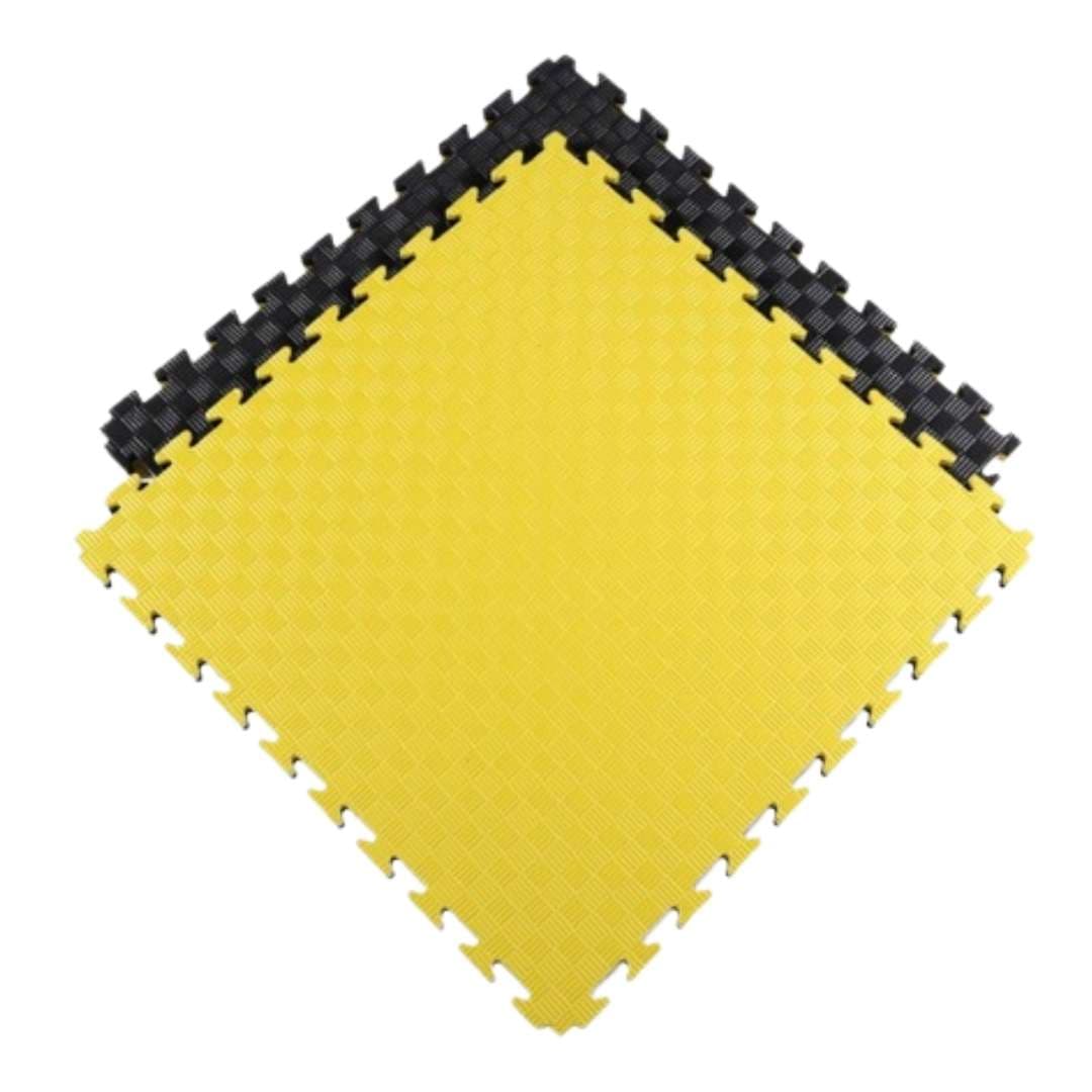 Tatami Minderi 100x100 cm 26 mm SİYAH - SARI