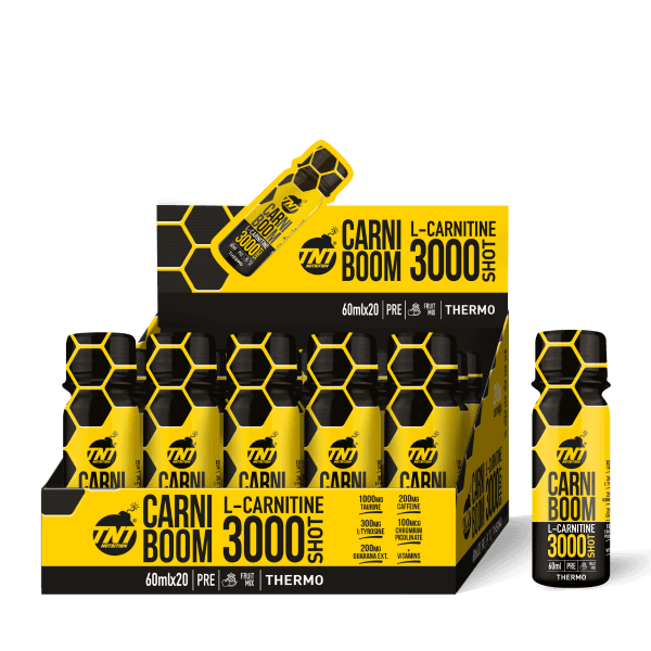 TNT Carniboom L-Carnitine 3000 mg 60 ml x Karışık Meyve 20 Adet