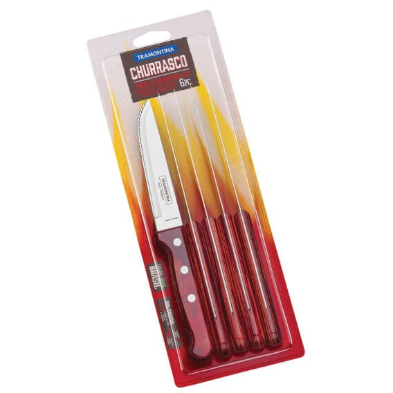Tramontina 21413-675 6lı Jumbo Biftek-Steak Bıçağı Seti