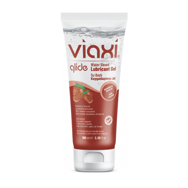 Viaxi Glide Çilek Aromalı Kayganlaştırıcı Jel 100 Ml