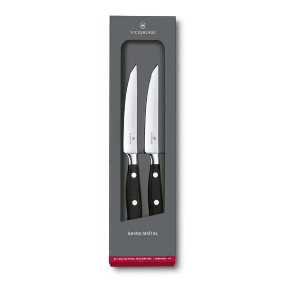 Victorinox 7.7242.2 12cm Siyah Dövme Çelik Biftek Bıçağı, Hediye Kutulu