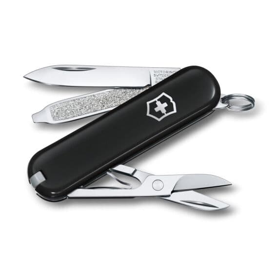 Victorinox 0.6223.3B Classic SD 58mm Çakı, Siyah Blisterli