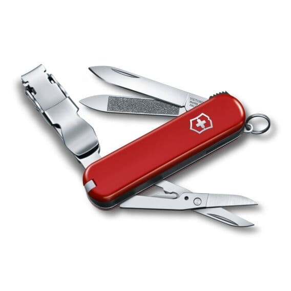 Victorinox 0.6463.B Tırnak Makaslı Çakı, Kırmızı, Blisterli