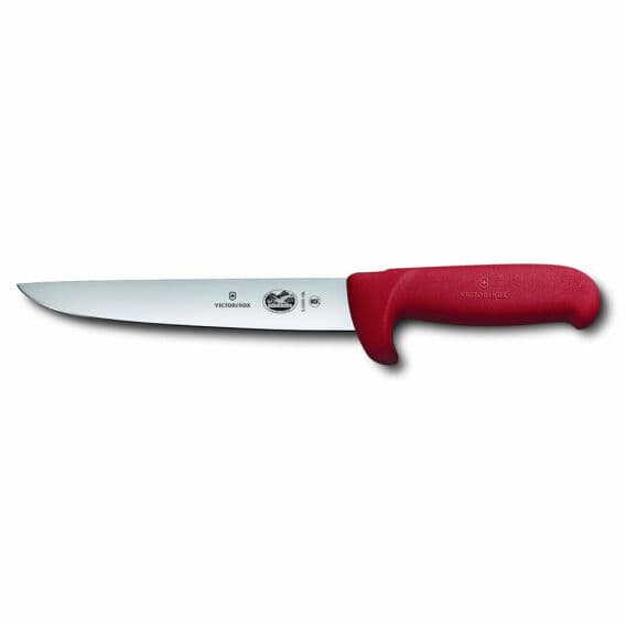 Victorinox 5.5501.18L 18cm Kırmızı Sıyırma Bıçağı, Parmak Korumalı