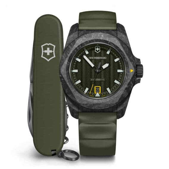Victorinox 242021.1 I.N.O.X. Otomatik Erkek Kol Saati + Çakı Set