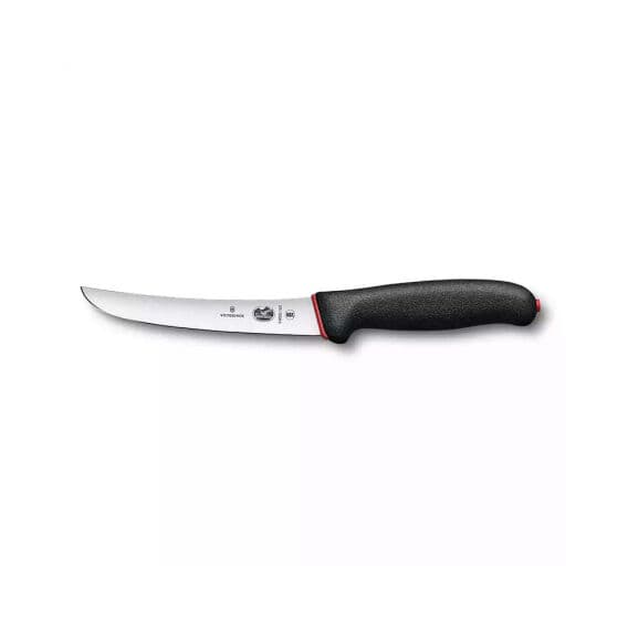 Victorinox 5.6503.15D 15cm Siyah Kavisli Kemik Sıyırma Bıçağı, Kaydırmaz Sap