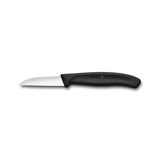Victorinox 6.7303 6cm Siyah Düz Soyma Bıçağı