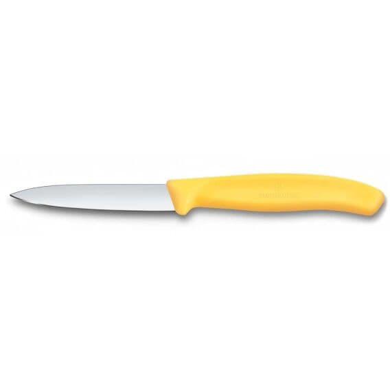 Victorinox 6.7608.C1 Swiss Classic 8cm Düz Soyma Bıçağı, Sarı