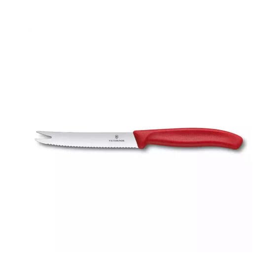 Victorinox 6.7861 11cm Kırmızı Peynir ve Sosis Bıçağı