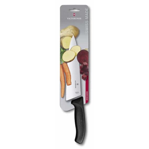 Victorinox 6.8063.20 20cm Siyah Doğrama Bıçağı, Blisterli Paket