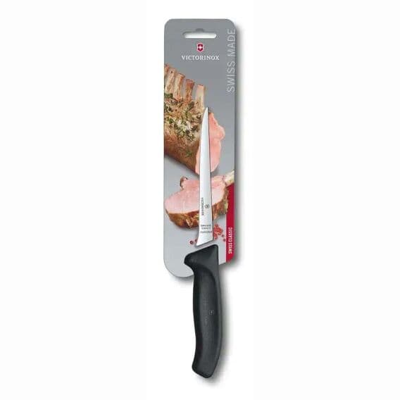 Victorinox 6.8413.15B 15cm Siyah Kemik Sıyırma Bıçağı, Blisterli Paket