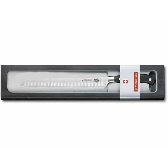 Victorinox 7.7223.26G 26cm Siyah Dövme Çelik Dilimleme Bıçağı, Hediye Kutulu