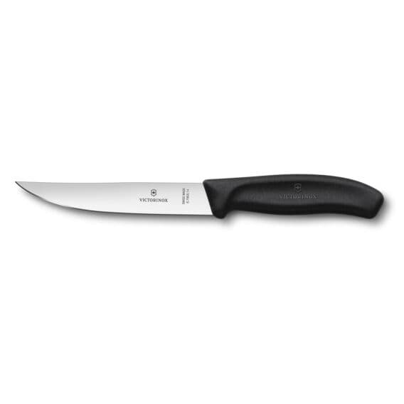 Victorinox 6.7903 Swiss Classic 12cm Düz Biftek Bıçağı, Siyah