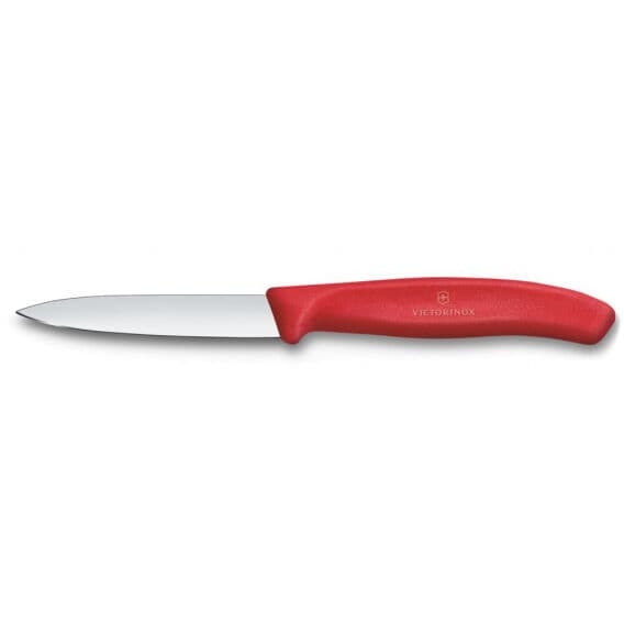 Victorinox 6.7601.C1 Swiss Classic 8cm Düz Soyma Bıçağı, Kırmızı