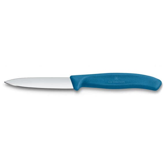 Victorinox 6.7602.C1 Swiss Classic 8cm Düz Soyma Bıçağı, Mavi