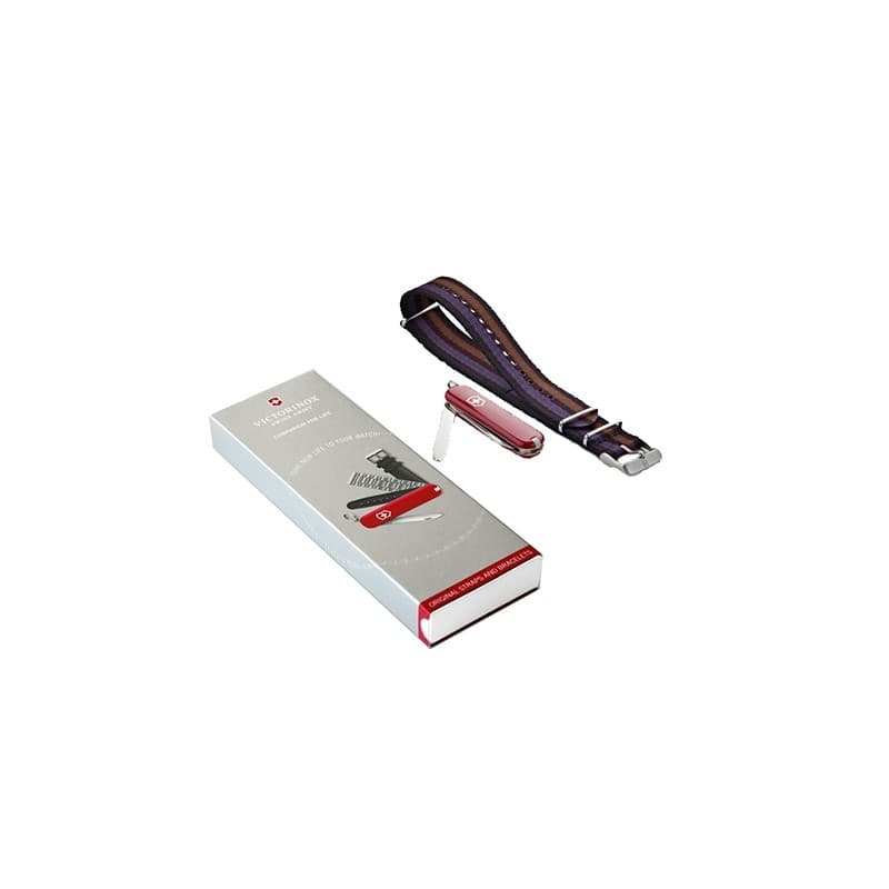 Victorinox 10157 INOX Saat için Kayış + Çakı Set