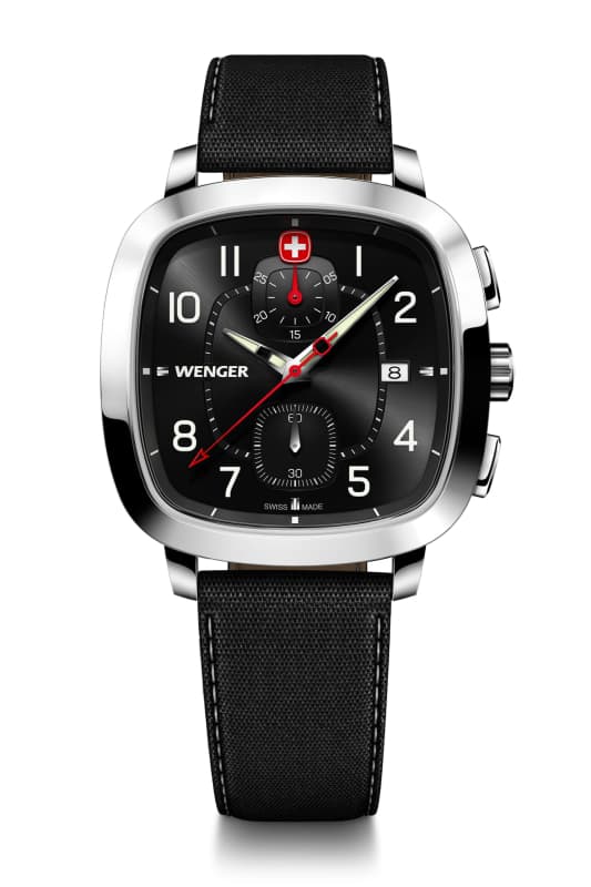 Wenger 01.1933.108 Vintage Sport Chrono 39.5mm Erkek Kol Saati