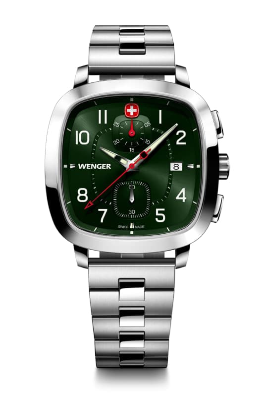 Wenger 01.1933.112 Vintage Sport Chrono 39.5mm Erkek Kol Saati