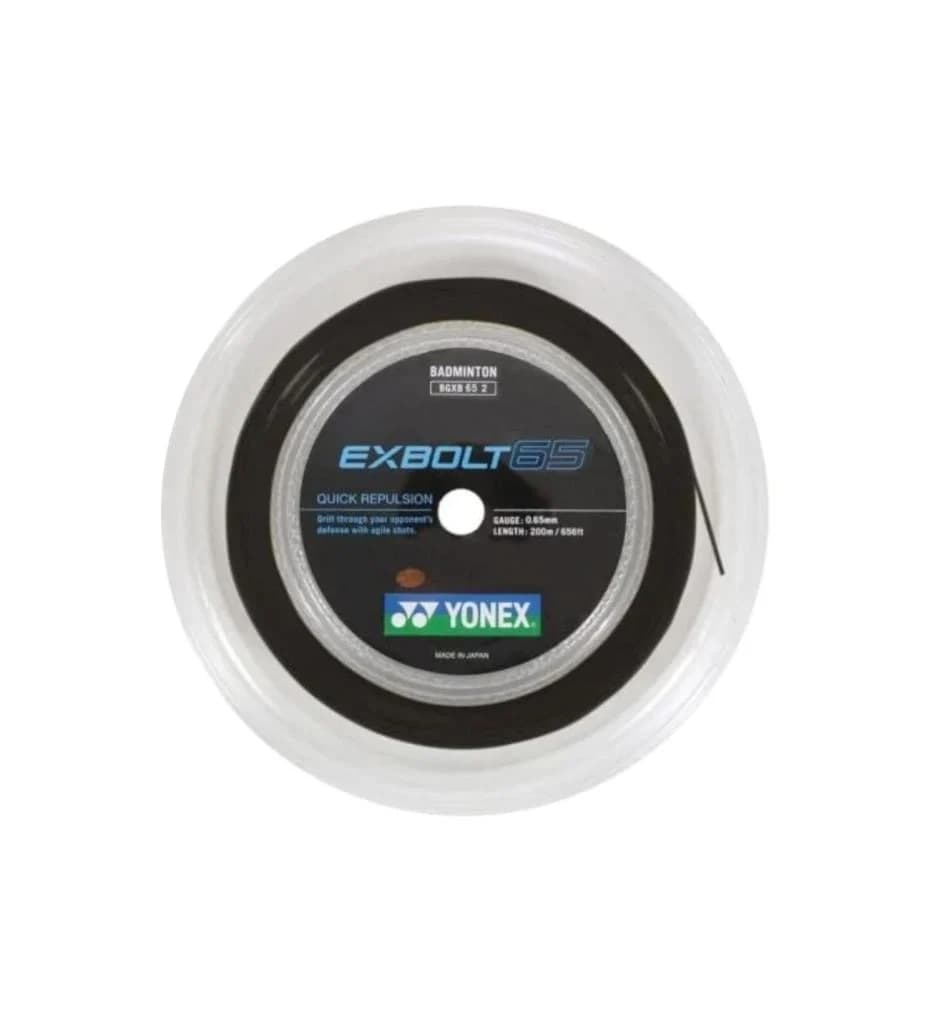 Yonex Exbolt 65 Badminton Kordajı 0.65 mm / 200 M - Siyah