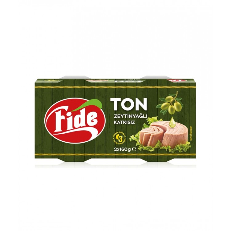 Fide Zeytinyağlı Ton Balığı 2 X 160 Gr Fide Zeytinyağlı Ton Balığı 2 X 160 Gr