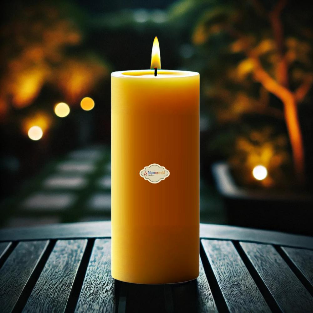 Citronella Insect Repellent Candle 7X20 Yellow Cylinder