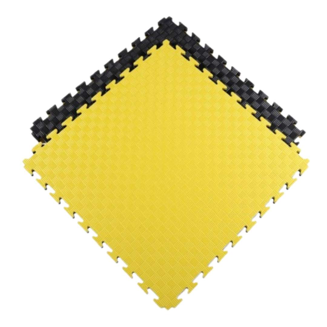 10 Adet Tatami Minderi 100x100 cm 26 mm SİYAH - SARI