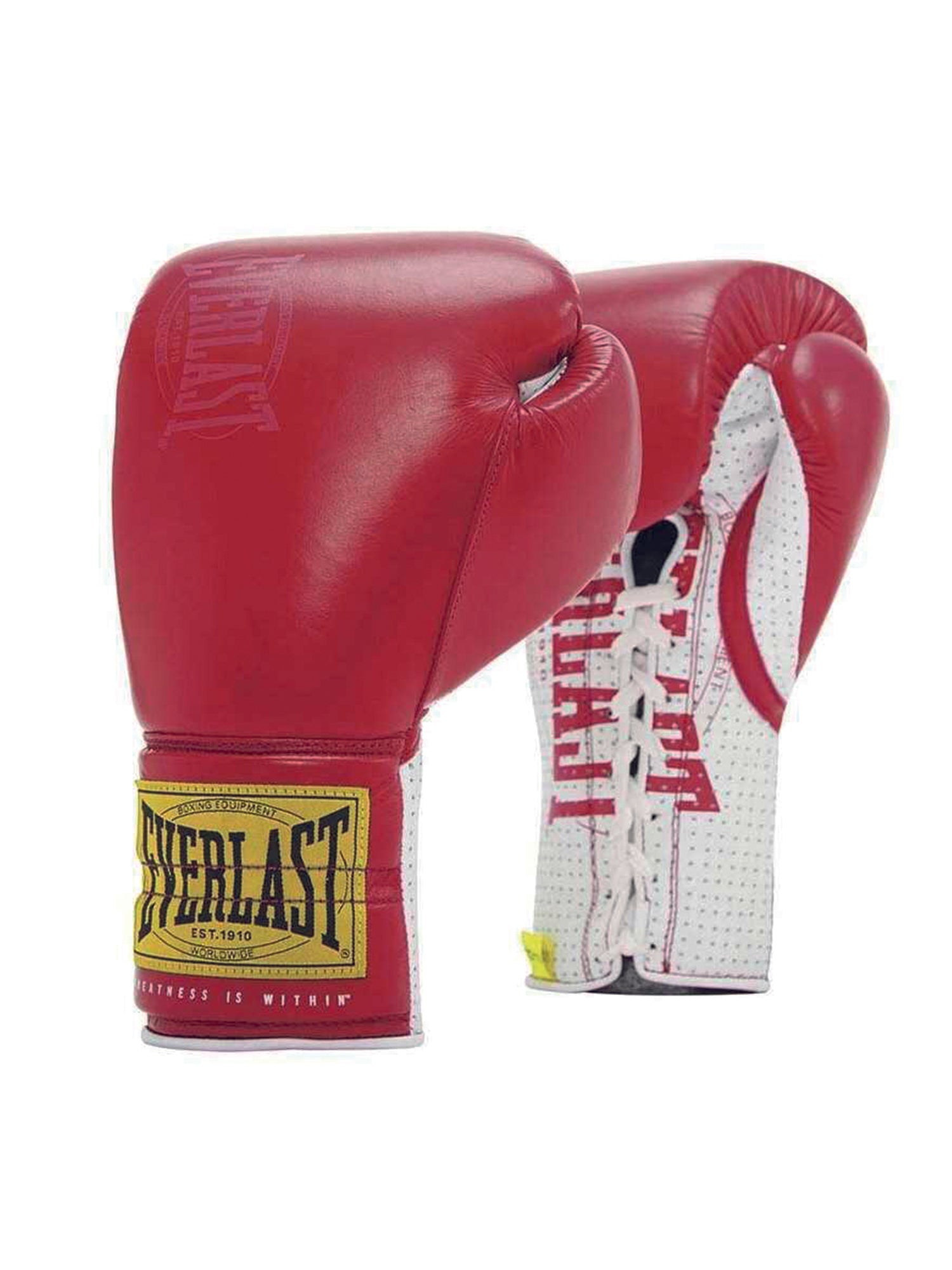 1910 Sparring Laced 14oz Kırmızı Boks Eldiveni