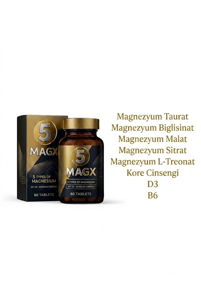 Mag5X Magnezyum 60 Kapsül