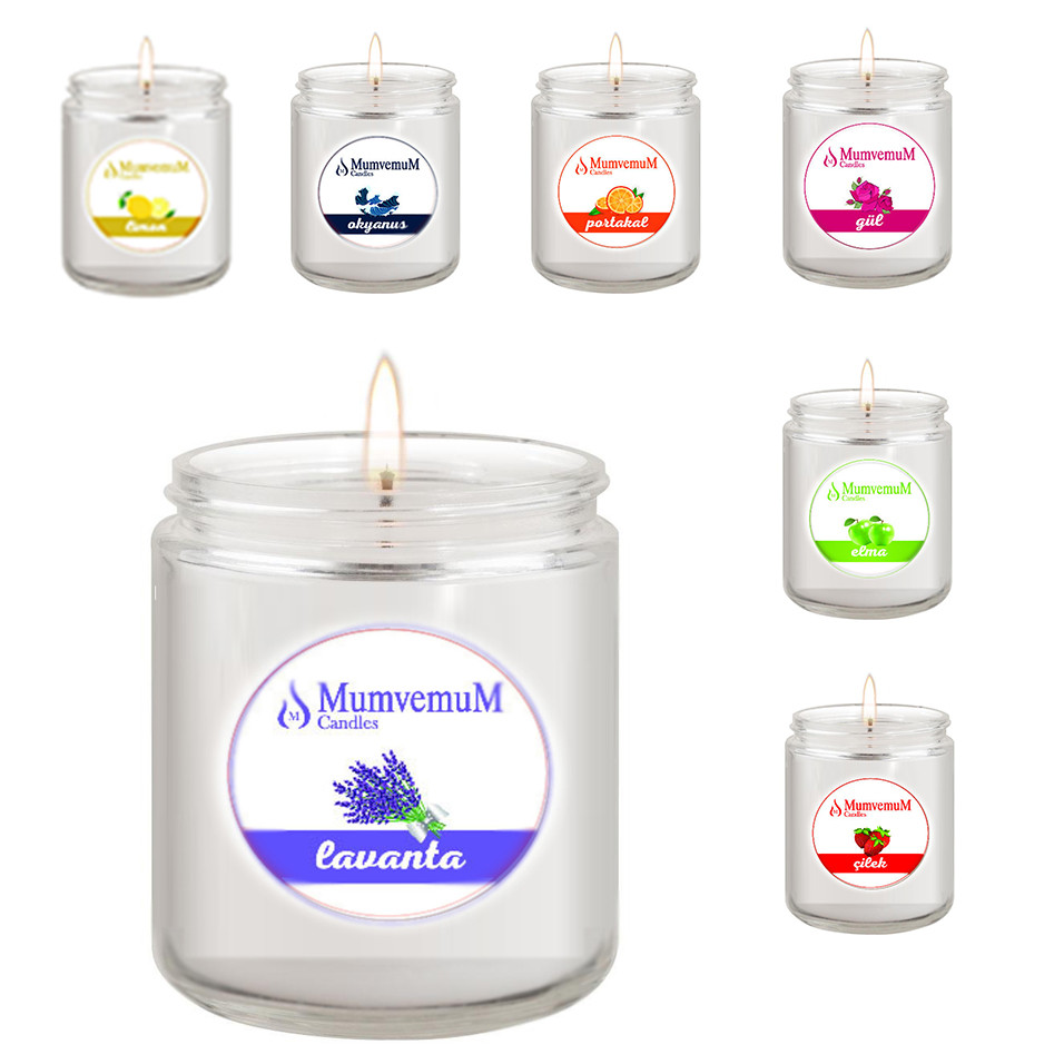 6 Pieces of Lavender Scented Jar Candle