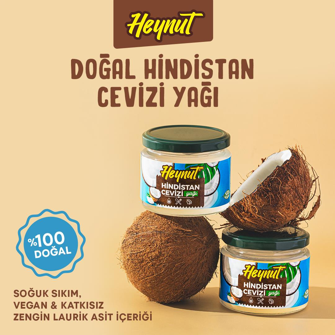 %100 Doğal Hindistan Cevizi Yağı 300ml