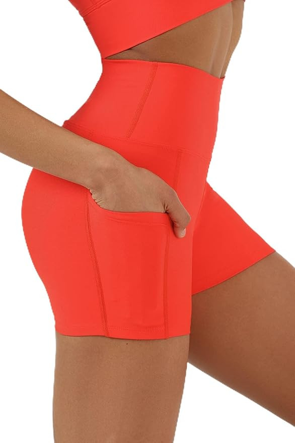 Gina Cepli Nar Çiçeği Kısa Tayt