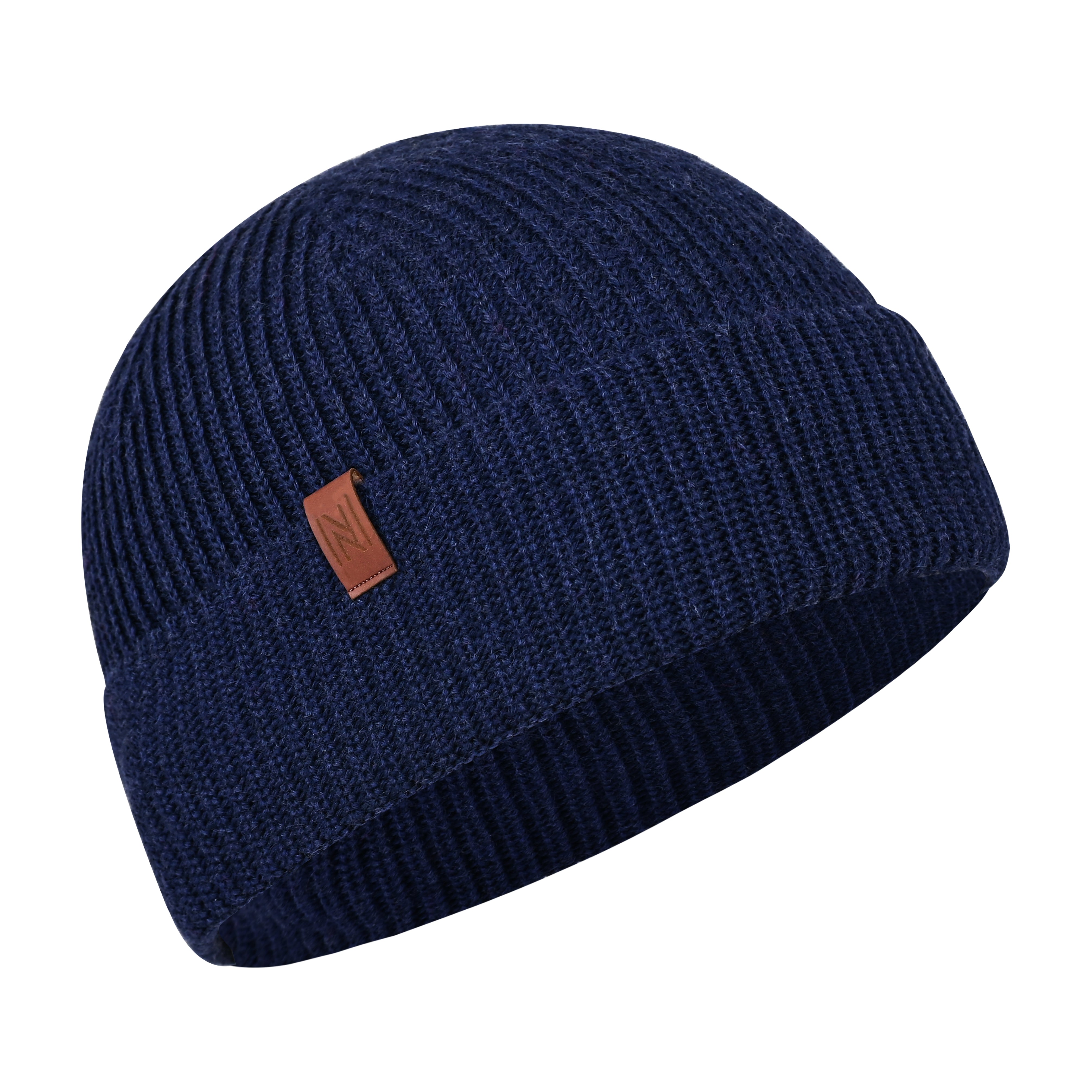 Winter Set %70 Merino Yünü Termal Bere Boyunluk ve Eldiven 3'lü Kış Seti - Lacivert - 3