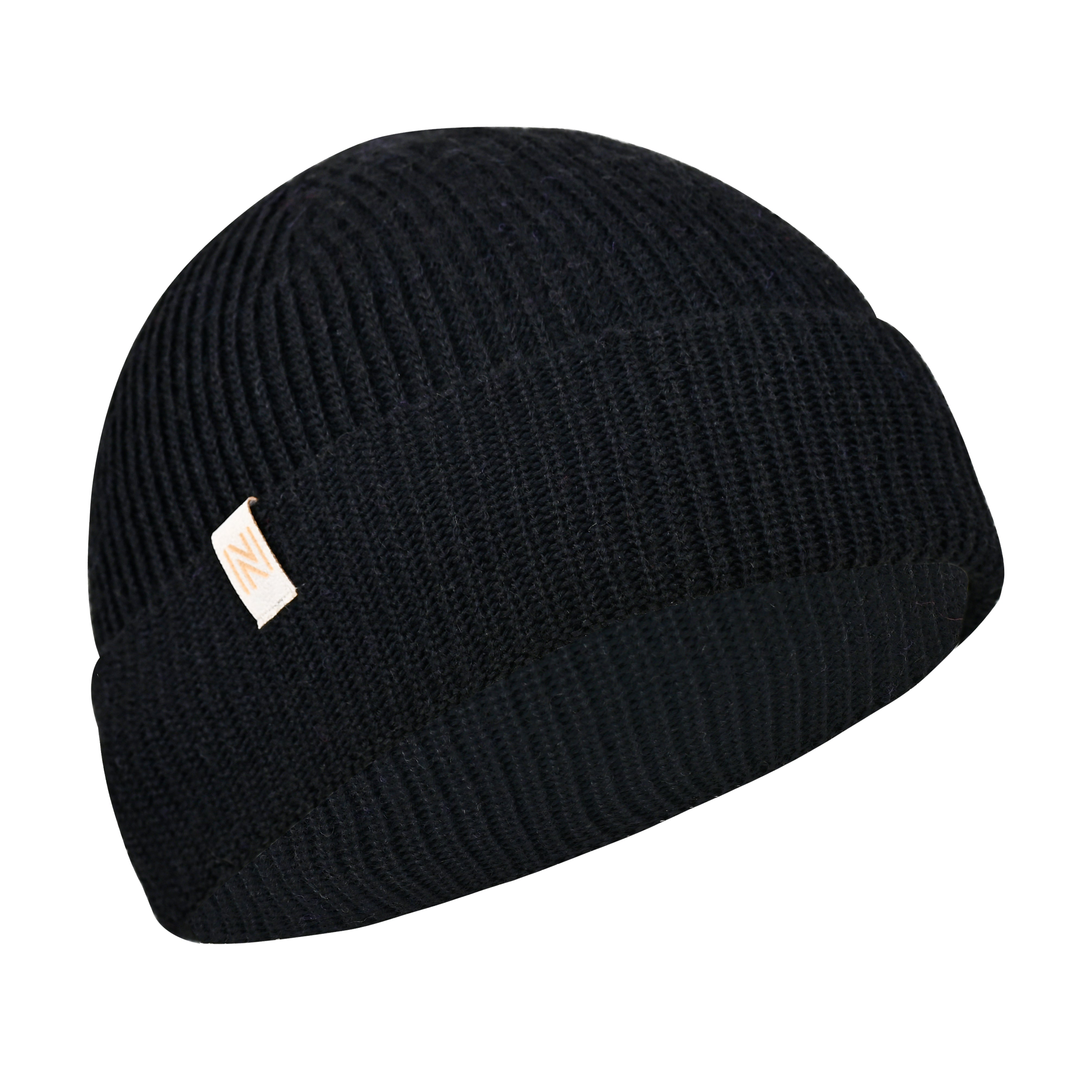 Winter Set %70 Merino Yünü Termal Bere Boyunluk ve Eldiven 3'lü Kış Seti - Siyah - 3