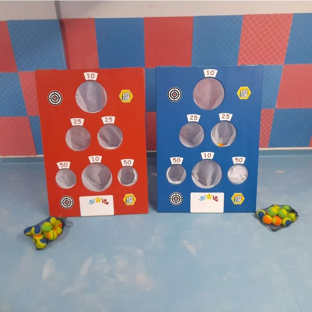 Ahşap Top Atma Puanlı Kırmızı - 2