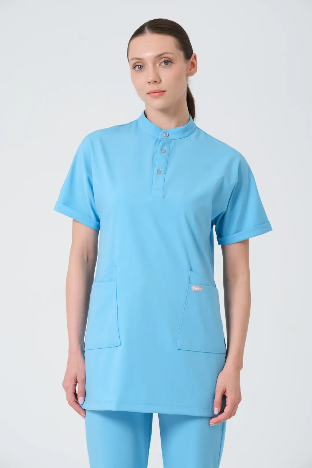 ALASKA BLUE - DOKTOR & DİŞ HEİKİMİ TESETTÜR ÜST ÜNİFORMA (ELIT)