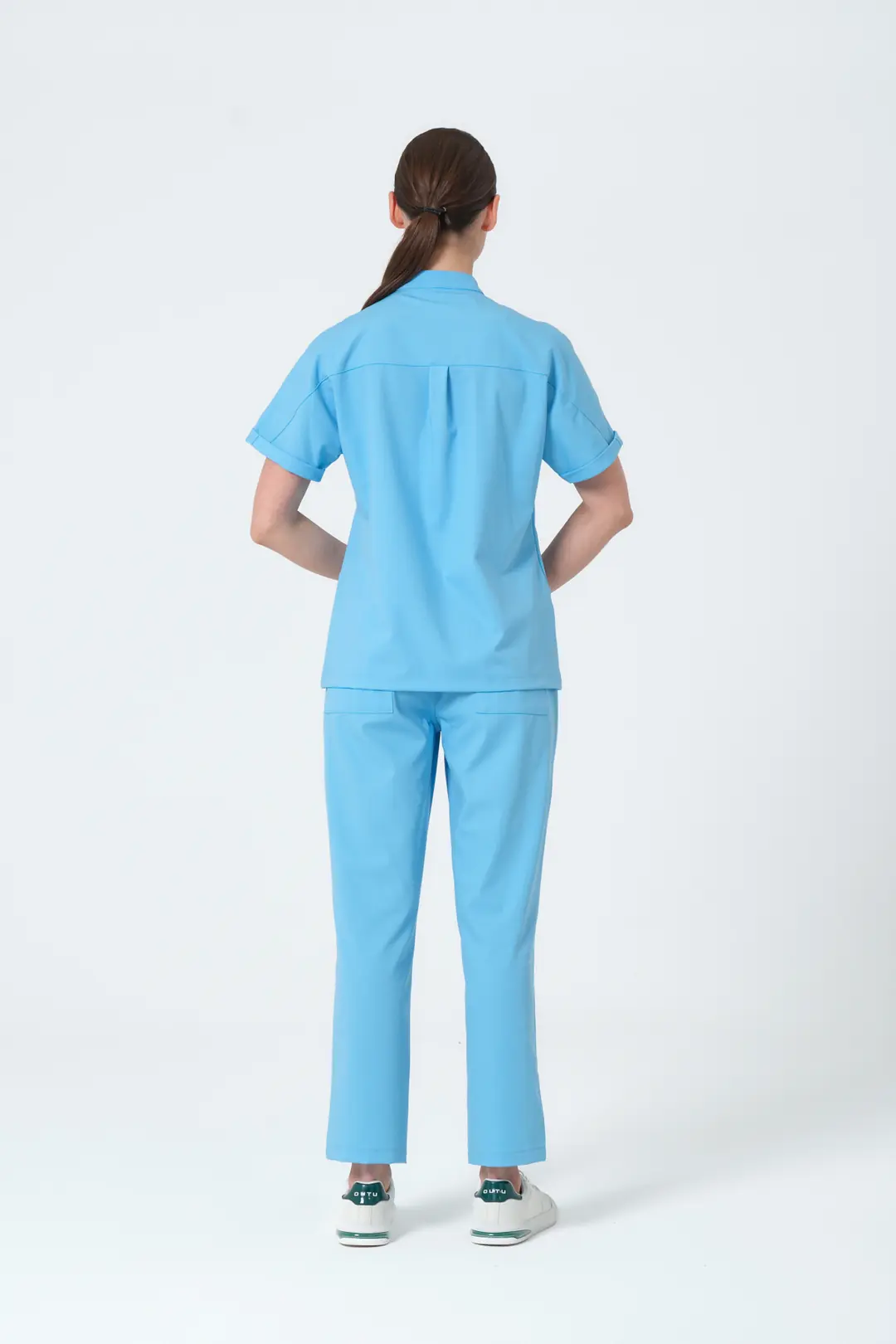 ALASKA BLUE - DOKTOR & DİŞ HEKİMİ ALT ÜNİFORMA (ELITE) - 4