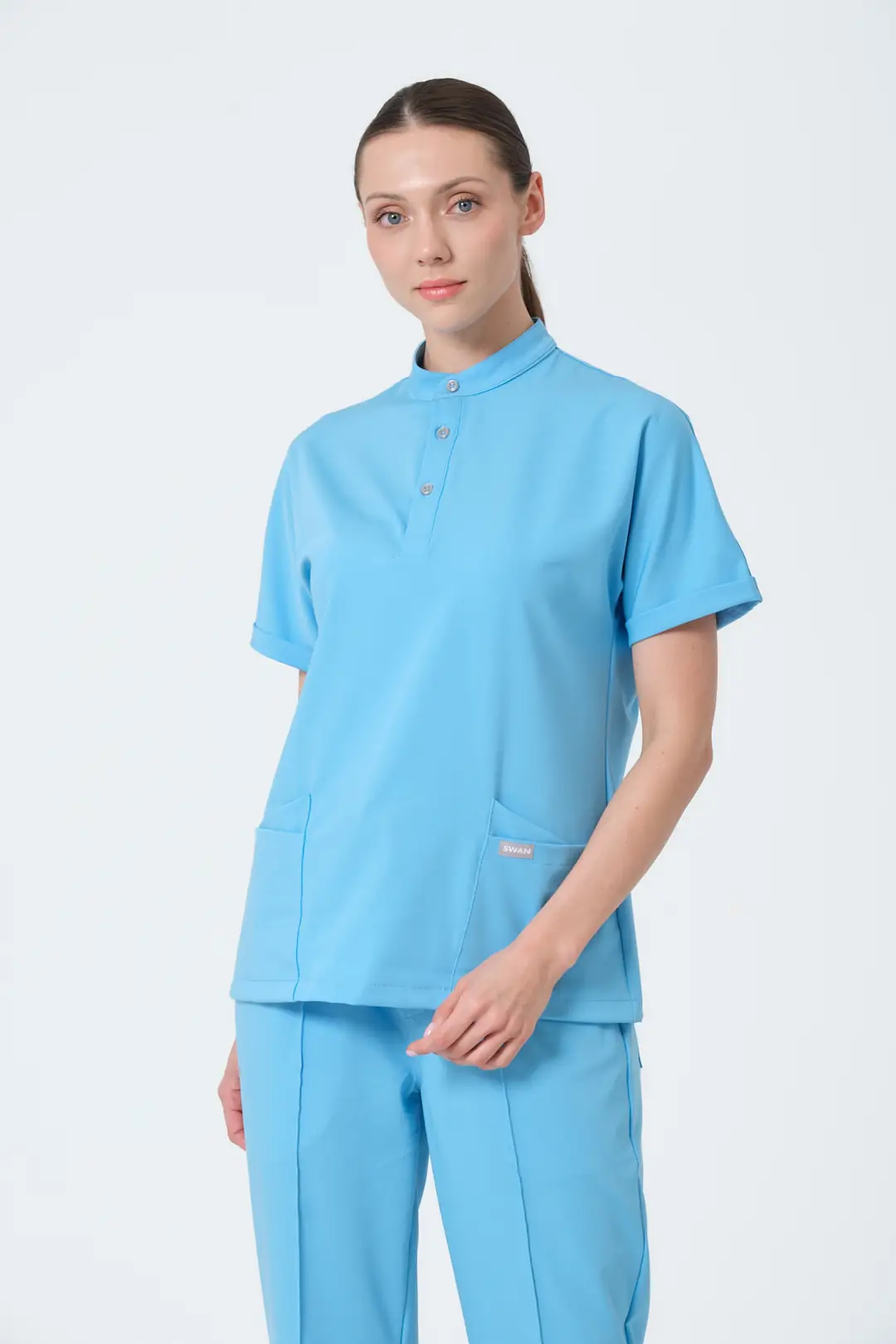 ALASKA BLUE - DOKTOR & DİŞ HEKİMİ ÜST ÜNİFORMA ( ELIT)