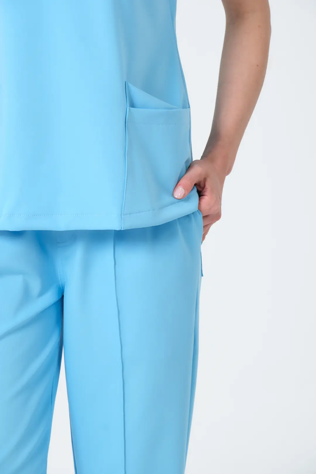ALASKA BLUE - DOKTOR & DİŞ HEKİMİ ÜST ÜNİFORMA (ELITE) - 6