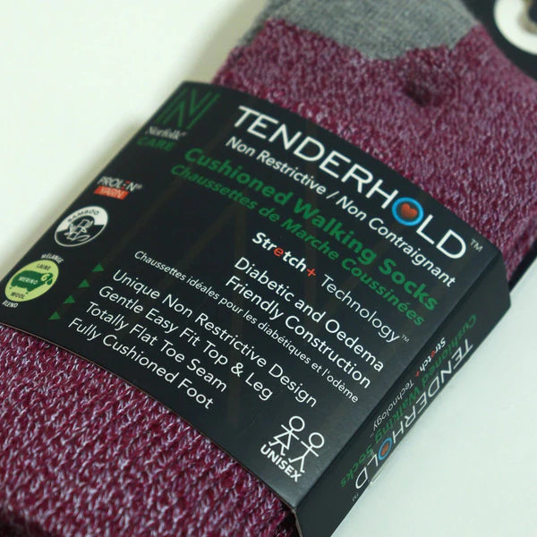 Alfie Minderli Diyabet Ve Ödem Dostu Günlük/yürüyüş Çorabı Fuşya - 3