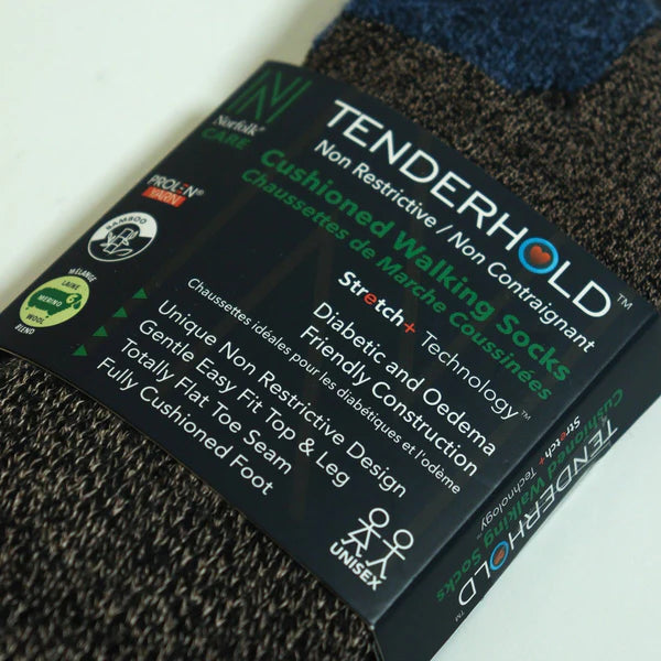 Alfie Minderli Diyabet Ve Ödem Dostu Günlük/yürüyüş Çorabı Kahverengi - 3