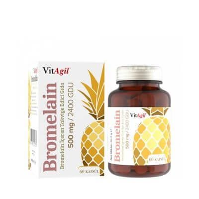 Allergo Vitagil Bromelain 500 mg 60 Kapsül