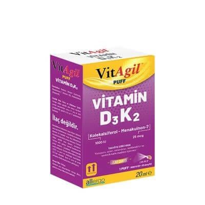 Allergo VitAgil D3 K2 20 ml Sprey