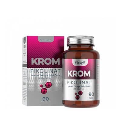 Allergo Vitagil Krom Pikolinat 90 Kapsül