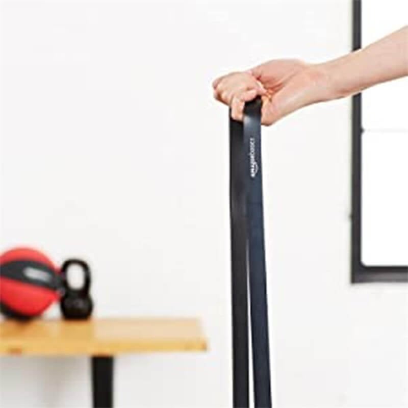 AmazonBasics Direnç Lastiği ve Egzersiz Bandı Siyah - 3