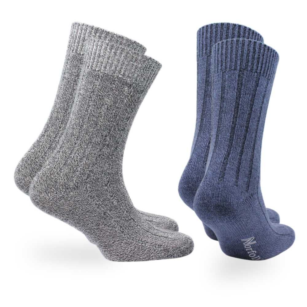 Amsterdam Bambu ve Pamuk Yumuşak Günlük Çorap 2'li Paket İndigo
